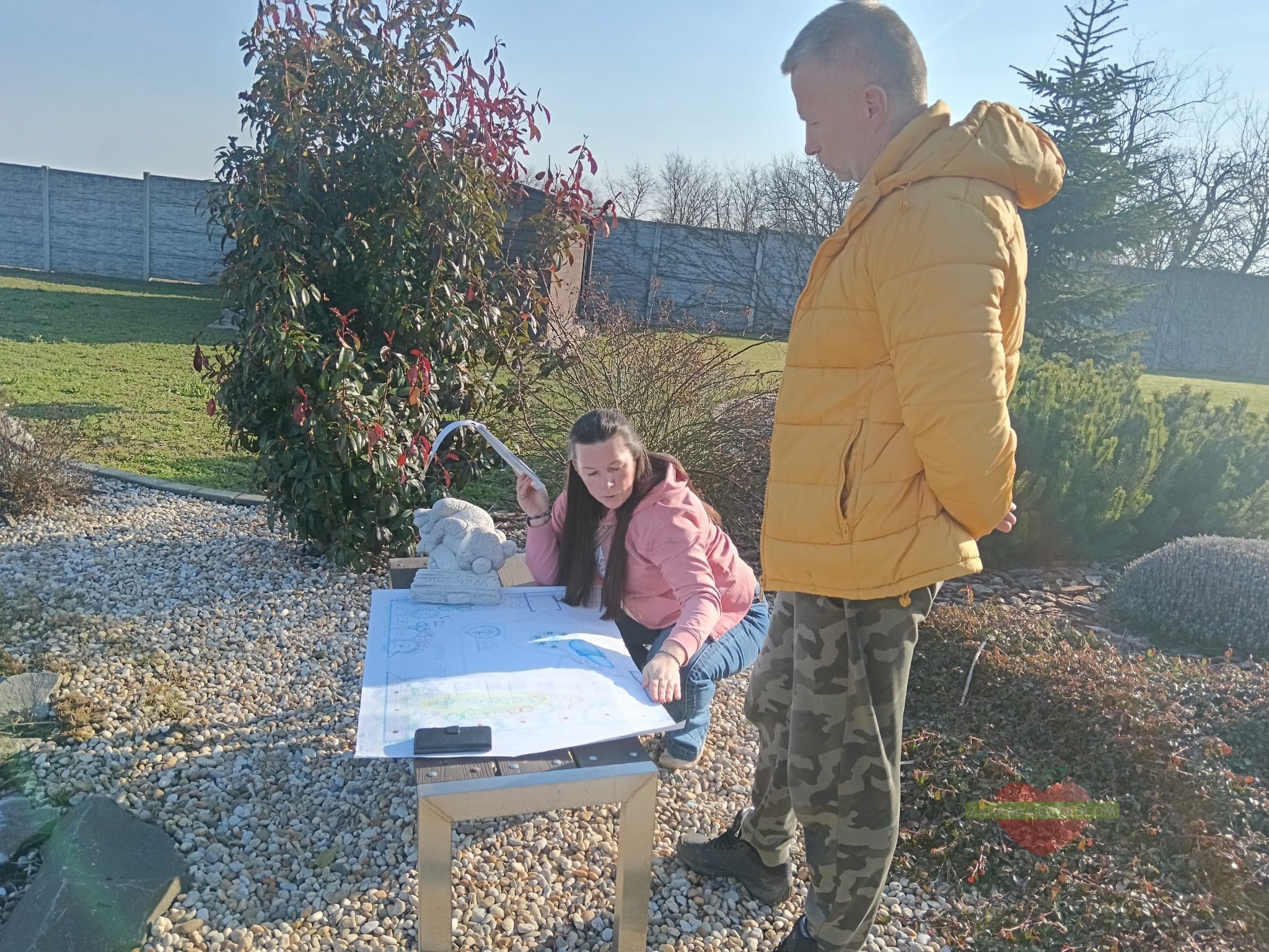 Návrh výsadby záhrady v Novom Ruskove – zónovanie priestoru a výkres rastlín